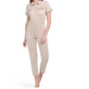 Young Fabulous and Broke Cotton Tencel Khari Utility Jumpsuit